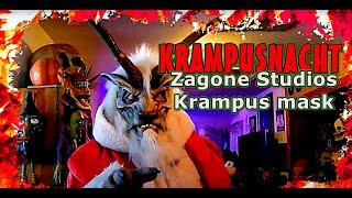 Zagone Studios KRAMPUS mask review and demo. SO REALISTIC LOOKING! Halloween horror monster