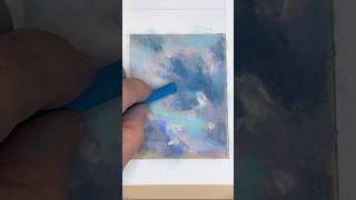 Cloud painting has never been this easy! Enjoy this free lesson! #pastelpaintingtutorial