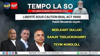 Tempo La So: Habib Mosaheb recoit Neelkant Dulloo, Sanjiv Teeluckdharry et Tevin Nundloll