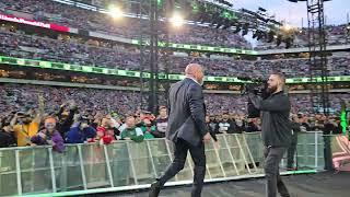 Triple H Wrestlemania XL Entrance #wwe #wrestling #wrestlemania #HHH