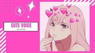 -ˋˏcute voice subliminal | милый голос саблиминал