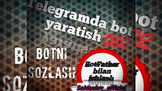 Telegramda bot yaratish va uni sozlash | Botfatherda ishlash