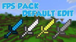 Minecraft: FPS Default Edit PVP Texture Pack [1.7 & 1.8] NO LAG!