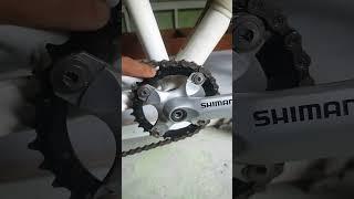 CHAINRING SEPEDA SINGLE 30T SHIMANO DEORE FC-M445 @haniefmajumapan #gowes #mtb #sepeda #shorts