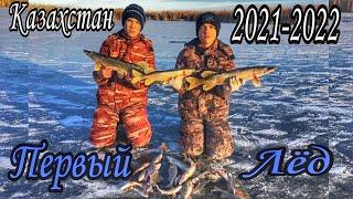 Рыбалка в Казахстане/Первый лёд 2021-2022"Щука,окунь на жерлицы и балансир"