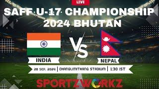 INDIA VS NEPAL | SAFF U-17 Men’s Championship 2024| BHUTAN