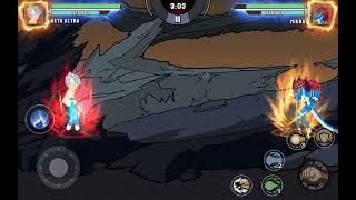 katrex lavender39 Vegeta in ultra Instinct versus migra in stickman