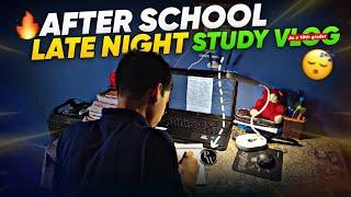 After School study vlog *10th grader* | Studying till 1 am |