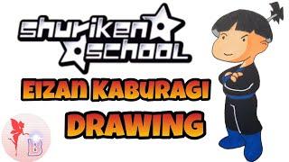 Eizan Kaburagi Drawing | Shuriken School #Shorts #cartoon #shurikenschool