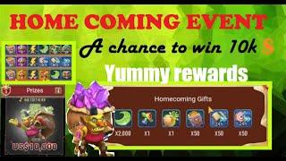 Lords mobile-Home coming event is back with tons of rewards|Deatiled Reward spread sheet#lordsmobile