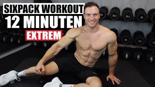 12 Minuten Sixpack Workout für Zuhause - Extrem effektiv! | Sascha Huber