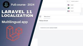 Laravel 11 Localization | build a multi-language application | multi locale app