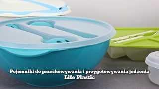 Pojemniki do przechowywania i przygotowywania jedzenia Life Plastic