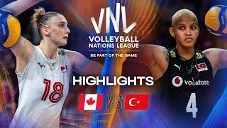 Canada  vs. Türkiye  - Highlights | Week 2 | Women's VNL 2025