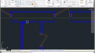 Штриховка стен в AutoCad 2011