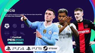 PES2021 OPTION FILE - V3 |  Season 2024 ( PS4/PS5/PC)