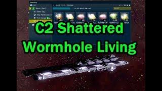 C2 Shattered Wormhole Living - Easy ISK? - EVE Online Live