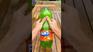 This is how you make green fanta! 
