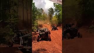 The Bowl at Indian Mountain Atv park. Fun group playing around