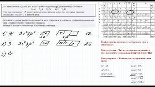 Химия ЕГЭ разбор 1 задания ( Количество неспаренных электронов на внешнем слое)