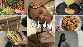 Days in my life| slice of life, living alone, life in Nigeria, new fridge, cooking vlog