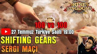 Shifting Gears : KVK 100 vs 100 Büyük Oyuncuların Test Sorusu - Rise of Kingdoms