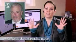Robert's Rules Revealed: Ep. 08 - How to Protect Your Legal Rights in Board Meetings