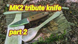 MK2 Mors KOCHANSKI Tribute knife TEST PART 2