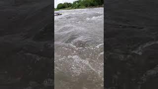 WATER FALLING Sound Effects | Flash Flood of my Village River | Slow Motion