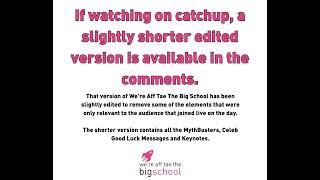 We're Aff Tae The Big School - READ COMMENTS FOR UPDATED LINK