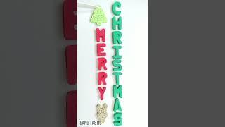  Merry Christmas Kinetic Sand Cutting ASMR | Sand Tastic #Shorts