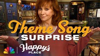 Reba McEntire Surprises the Happy's Place Cast with the Theme Song She Wrote with Carole King | NBC