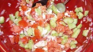 How to make Shopska Bulgarian Salad