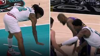 Ja Morant & LeBron James trade 'too small' celebrations in Lakers vs. Grizzlies  | NBA on ESPN