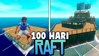 I Survived 100 Days In RAFT