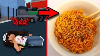 Every time I DIE in MM2, I eat SPICY NOODLES..