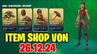 ITEM SHOP von HEUTE den 26.12.24 | Paar OG Skins aber sonst eher Moin Mäßiger Shop 