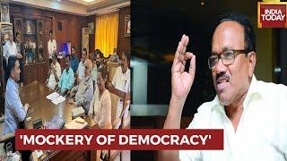 Ex-Goa CM Laxmikant Parsekar Calls Congress' MLAs Jump To BJP A 'Mockery Of Democracy'