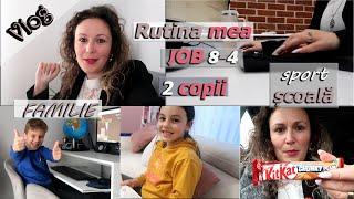 O zi di viața mea| JOB 8AM-4PM| Mamă cu 2 copii | Rutina, noutăți, emoții, evoluții |Vlog de familie