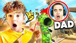 ROWDYROGAN VS DAD FOR $12,000 COD POINTS in MW3 SNIPERS ONLY (INTENSE)