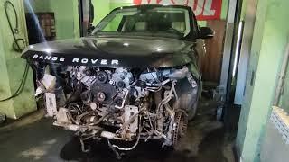 Range Rover V8 меняем цепи.