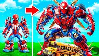 Upgrading to Transformer SPIDERMAN In GTA 5