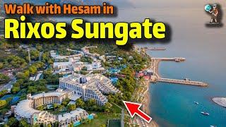 Rixos Sungate Uall Inclusive ANTALYA WALKING TOUR Travel Vlog : Rixos Sungate