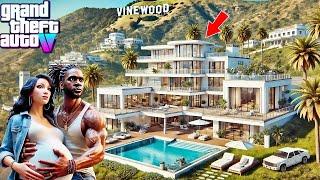 Omg! Franklin's Ex Wife Sarah SHOCKING Billionaire Mansion-GTA 5 Real Life Mod Remastered Season 2