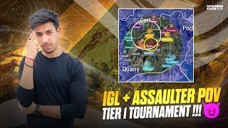 Tier 1 Tournament Highlights | IGL + Assaulter Role Gameplay | iPhone 13 Pro - BGMI 