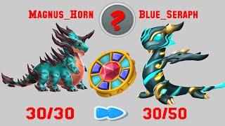 30\50 Magnus Horn Dragon Or Blue Seraph Dragon ? | Dragon Mania Legends