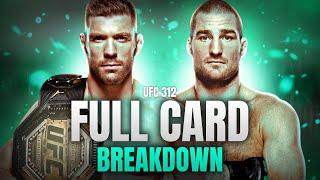 UFC 312 Full Card Predictions - Dricus Du Plessis vs Sean Strickland