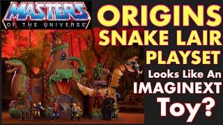 MOTU ORIGINS - SDCC 2024 SNAKE LAIR PLAYSET REVEAL - Looks Like An Imaginext Toy?