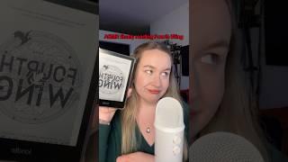 ASMR | finally reading Fourth Wing #asmr #fourthwing