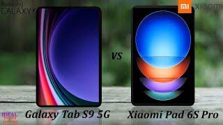 Samsung Galaxy Tab S9 5G vs Xiaomi Pad 6S Pro 12.4